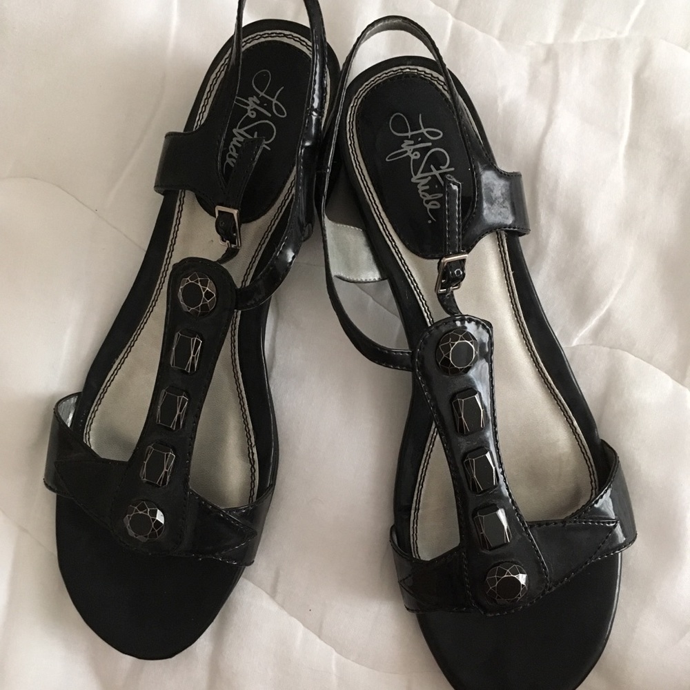 Lifestride Womens Strappy Heel